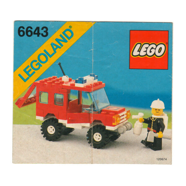 lego fire chief s truck set 6643 instructions 25