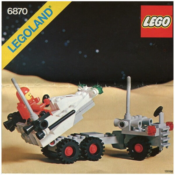 lego space probe launcher set 6870